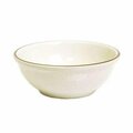 Tuxton China Bahamas 5.63 in. Narrow Rim with Brown Speckle Nappie - White - 3 Dozen TBS-015